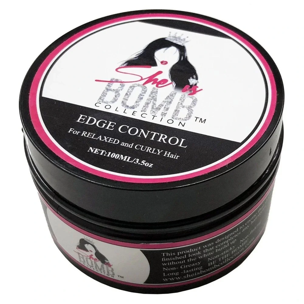 She Is Bomb Collection Edge Control Fast Drying Hair Gel 20ml Travel Size